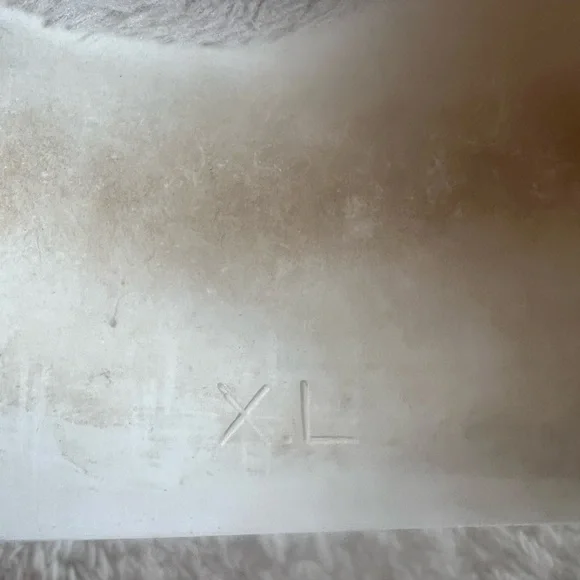 Arma white fleece topped rubber bell boots - Picture 2 of 2